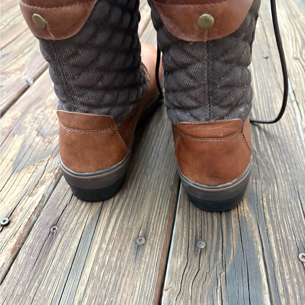 Ugg “Brynn” Brown And Gray Winter Snow Fur Trim B… - image 6